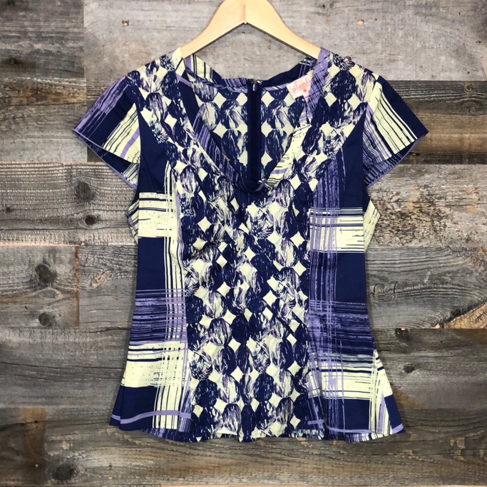 Plenty by Tracy Reese | Peplum Top | 6
